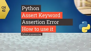 Python tutorial - Python Assert Keyword