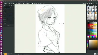 MyPaint 2 0 1 simple drawing and painting program that works well with Wacom-style graphics tablets