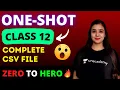 Computer Science CSV File One Shot Class 12 Lovejeet Arora