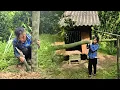 Download Lagu Alone in the woods, an orphan girl builds her first kitchen.!