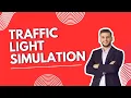 Traffic Light Simulation Using HTML CSS and JavaScript
