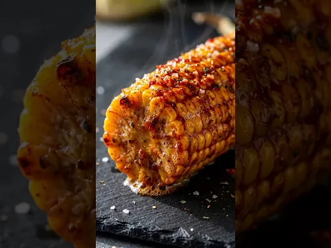 Spicy Chili Butter Corn | Squeeze & Sizzle | REAL SOUNDS ONLY