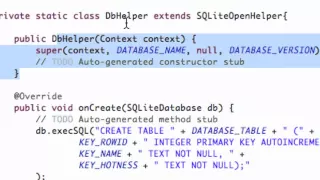 Android Application Development Tutorial 115 Opening SQLite database to write