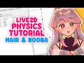 NEW Live2D Physics tutorial how to rig hair breast 2D VTuber Model