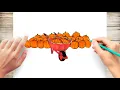 How to Draw Pumpkin Patch