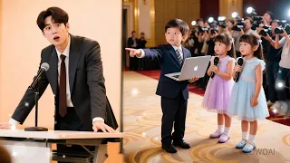 بعد أن أعلن الرئيس التنفيذي أنه عقيم ثلاثي العباقرة يقتحم مؤتمره صائحين أبي فتتغير حياته 