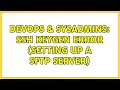 DevOps SysAdmins SSH keygen error setting up a SFTP server