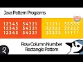Java Rectangle Pattern Programs Row Column Logic Explained