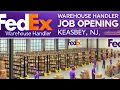 FedEx Hiring Now in Keasbey NJ Handler Openings
