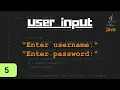 5 Read User Input In Java in 7 minutes