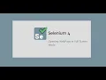 4 Selenium 4 Open Web Page in Full Screen Mode