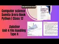 Solution Unit 4 Type A File Handling Sumita Arora Book Class 12 Python CS CBSC ICSC