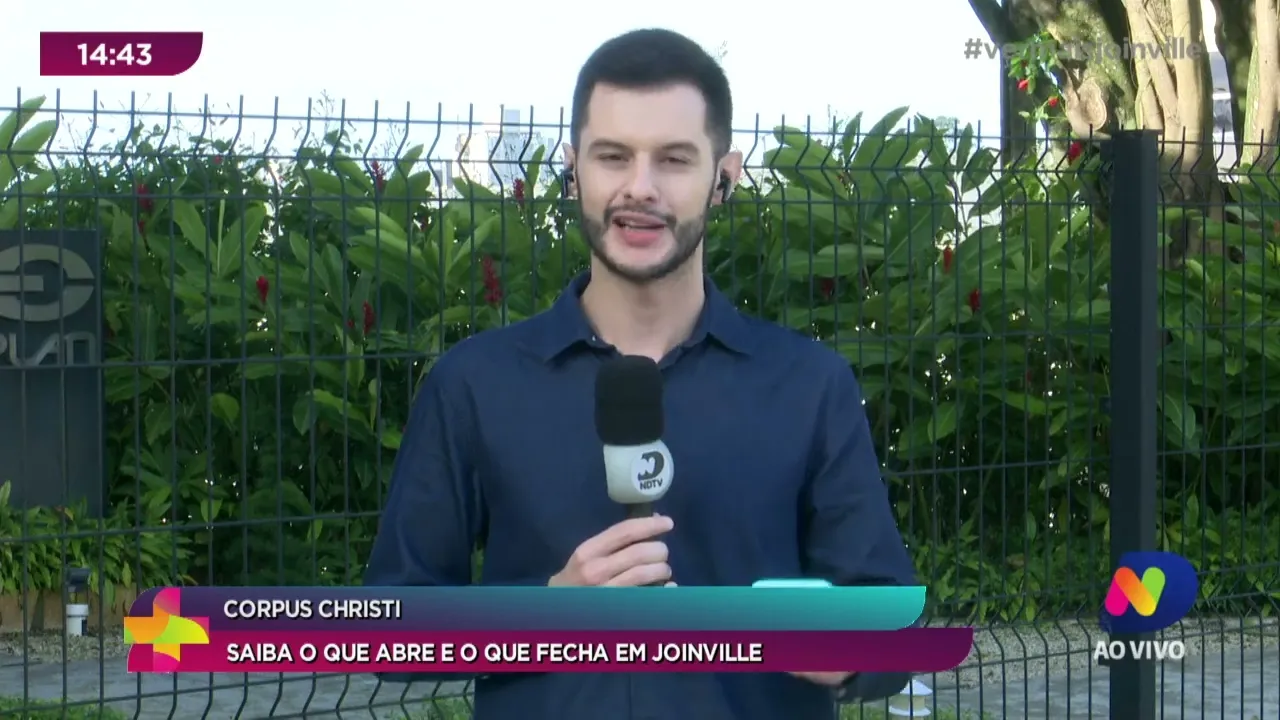 Corpus Christi: saiba o que abre e o que fecha em Joinville