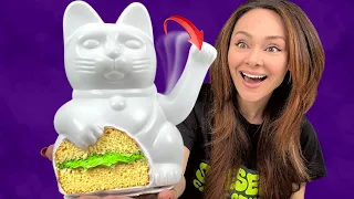 Making an Animatronic Lucky Cat Cake... Out of Candy!