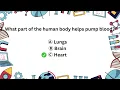Grade 5 Science Quiz Challenge Fun Easy General Knowledge Questions for Kids