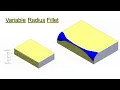 Solidworks Tutorial Variable Radius Fillet