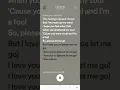 Download Lagu I love you so by The Walters sped up with Spotify lyrics