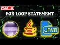 java tutorial for beginners for loop pre and post part 10
