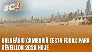 Teste de fogos para Réveillon 2026 acontece hoje em Balneário Camboriú