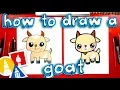 How To Draw A Cute Cartoon Goat