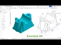 Onshape Tutorial Exercise 04 Extrude Add Remove Rib Mirror and Hole