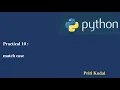Python Lecture 10 match Case