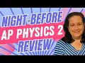 2024 AP Physics 2 Algebra-Based Exam Review