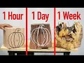 I Carved 3 Pumpkins - 1Hr vs 1 Day vs 1 Week