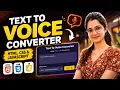 Build Text to Voice Converter using HTML CSS JavaScript