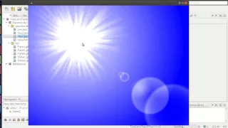 Java 2 5D Effect from scratch - Lens flare effect test