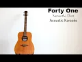 Samantha Ebert - Forty One (Acoustic Karaoke)