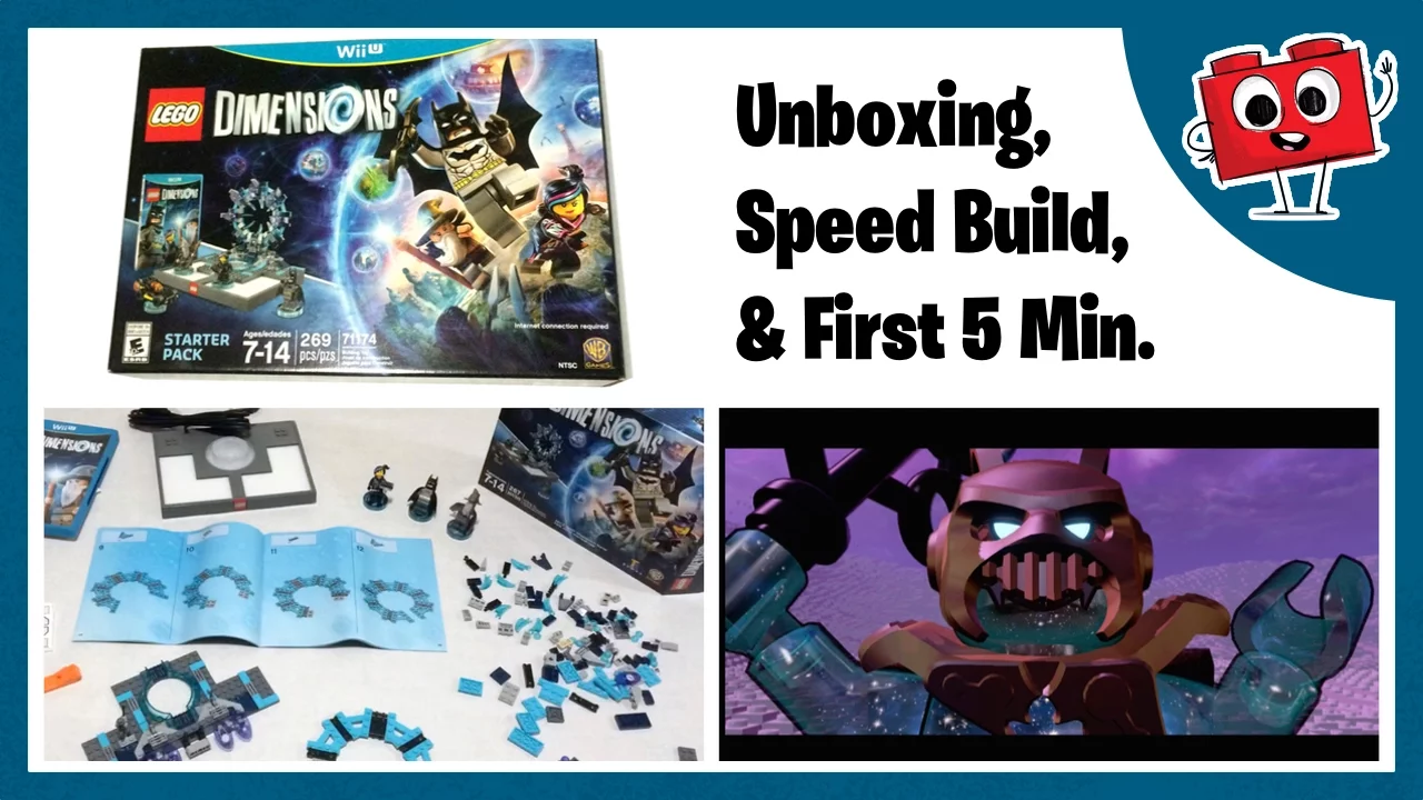 Lego Dimensions Starter Pack - Lego Speed Build Review. 
