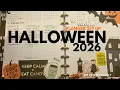 Halloween 2026 Planner Set Up