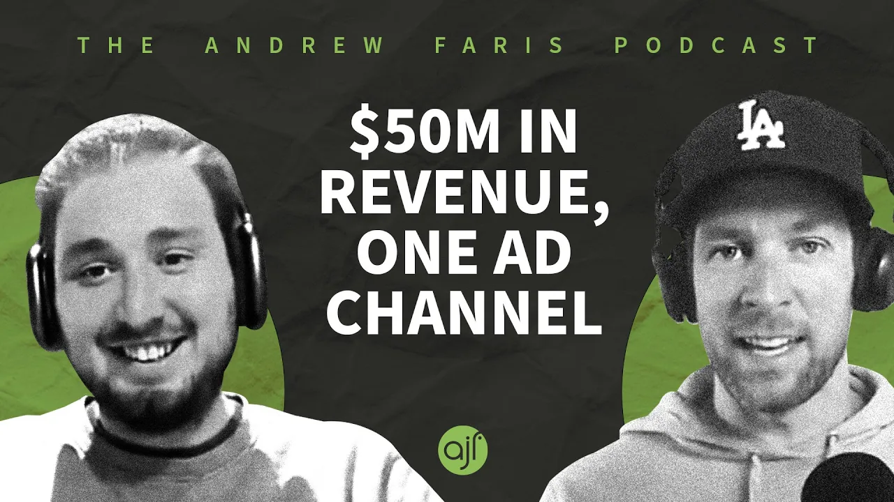 He Built A $50M Ecom Business On One Ad Channel: video thumbnail