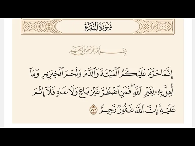⁣آيات الأحكام|شرح الآية{ فَمَنِ اضْطُرَّ غَيْرَ بَاغٍ وَلَا عَادٍ}-السيد صباح شبر