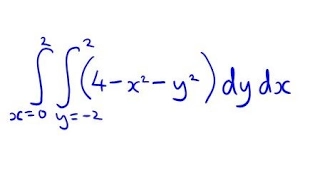 Double Integral example