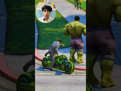 MICHAEL CRASHED HULK SUPER BIKE AND UPGRADE TO MODIFIED BIKE! #shorts #gta5 | TECHNO GAMERZ GTA 5