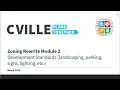 Draft Zoning - Module 2 March 2023