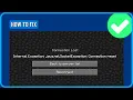 How to Fix Minecraft Internal Exception Java net socketexception Connection Reset 2026