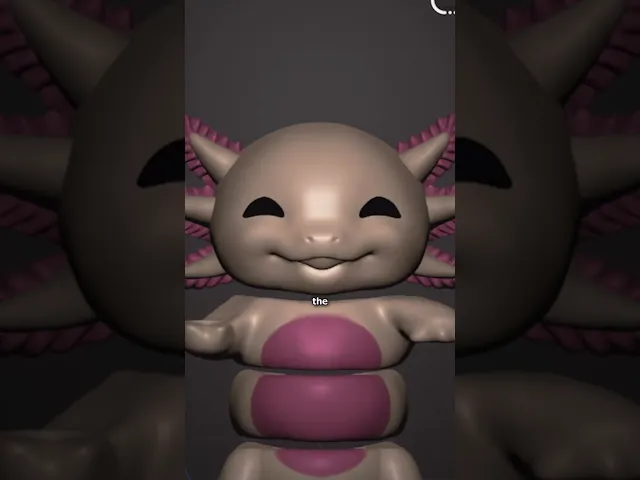Lottie the Flexi Axolotl - Magnetic Hand-Holding Companion video thumbnail