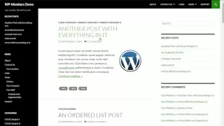 wp members basic initial configuration and setup