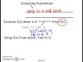 Evaluating Polynomials