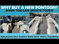 NEW PONTOON VINYL FLOORING - No More Carpet