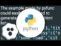 python serialize a dictionary into a simple html output