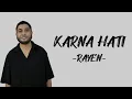 Lagu Rayen - Karna Hati (Lirik/Lyric Lagu Indonesia)