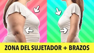 30 Min con Ejercicios para Reducir la Grasa de la Espalda (línea del sujetador) y los Brazos