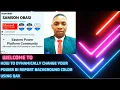 How to Dynamically Change Background Color