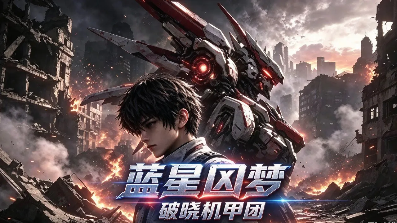 AI動漫 藍星囚夢破曉機甲團 類被囚休眠艙靠夢境供異族吸食少年攜機甲傳承撕碎幻夢類被囚休眠艙靠夢境供異族吸食少年攜機甲傳