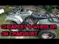 I Bought the Cheapest 4-Wheeler on Craigslist Suzuki Eiger 400 4x4