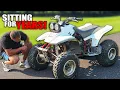 Will It Run 2004 Yamaha Warrior 350 Barn Find After YEARS of sitting